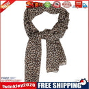 Women Fashion Leopard Printed Scarf Autumn Chiffon Long Shawls Scarves