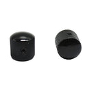 Black Metal Tone Control Knobs Guitar Parts Electric Guitar Bass Dome Knobs