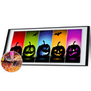 Full Round Drill Diamond Painting Pumpkin Monster Pictures Handiwork Art Mosa