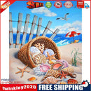 Beach Conch Drawing Frameless DIY Oil Paint by Numbers Canvas Home Decor