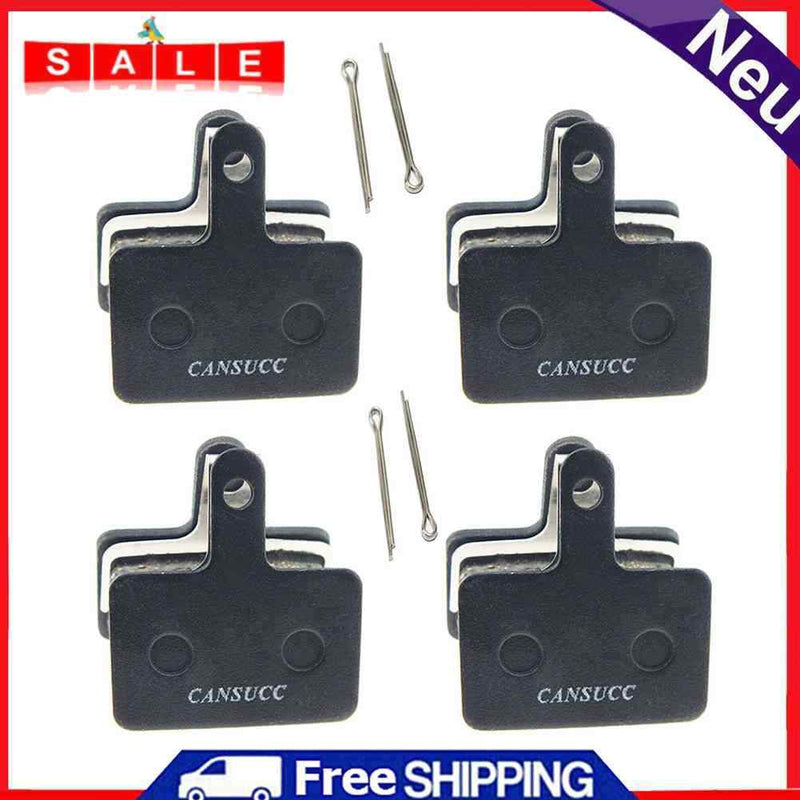 Semi-Metallic MTB Bike Bicycle Brake Pads Cycling Braking System Disc 4 Pairs