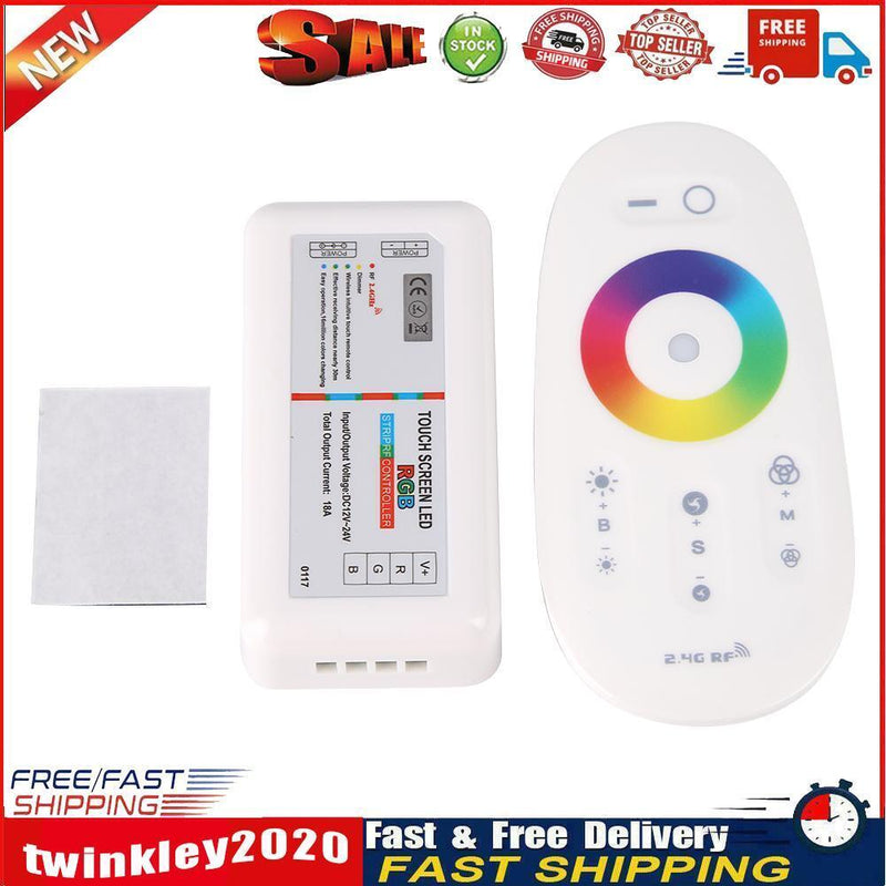 2.4G Touch Screen LED RGB Strip Controller Wireless RF Remote Control Kits Newly