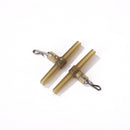 15pcs Carp Fishing Accessories Slide Bend Swivels Hair Rig Hook Link (B) Newly