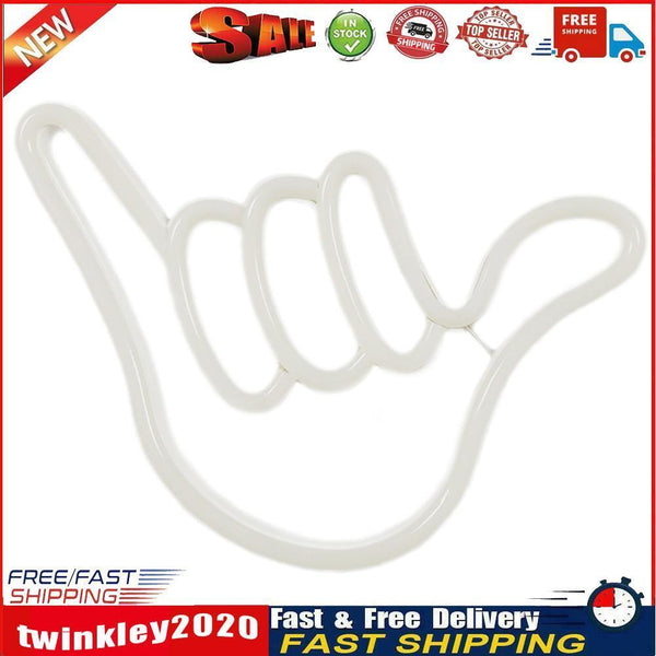 LED Finger Sign Neon Light Night Lamp Hanging for Home Party Decorations Newly