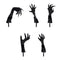 Halloween Acrylic Plugin Home Decor Ghost Hand for Terraces Backyards Sidew