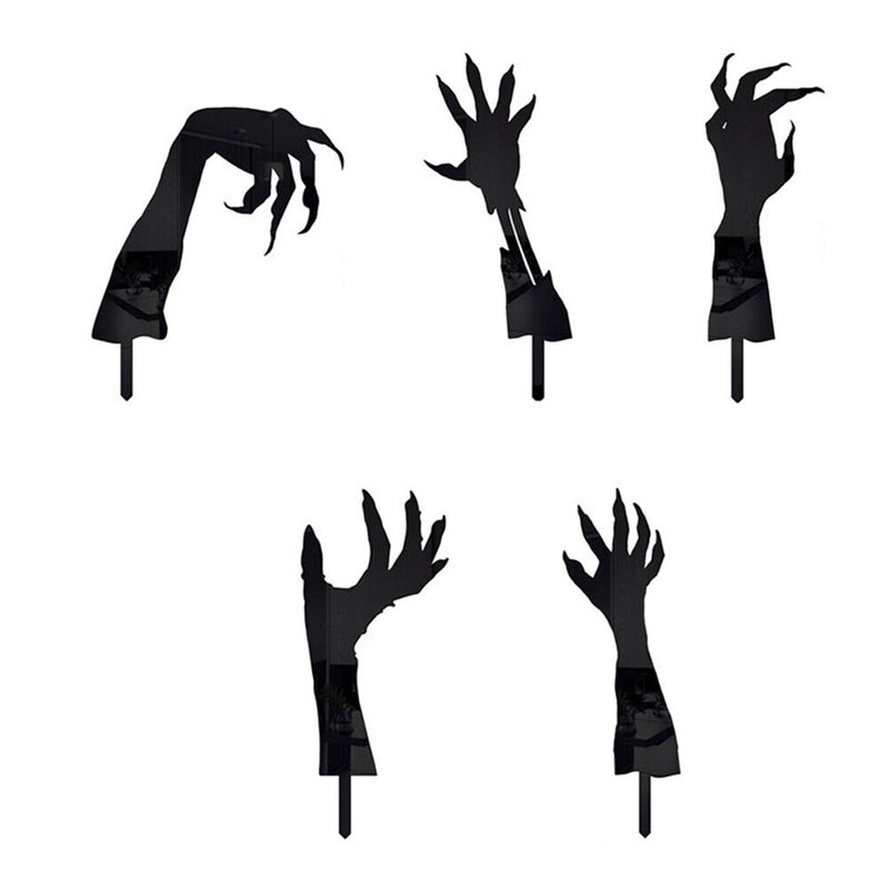 Halloween Acrylic Plugin Home Decor Ghost Hand for Terraces Backyards Sidew