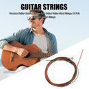 12x Acoustic Guitar Strings Multicolor Folk Classic Guitar Steel Wire Strings