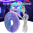 UV LED Strip Light 5V DC 5050 Ribbon Ultraviolet Tape Lamp for DJ Fluorescence