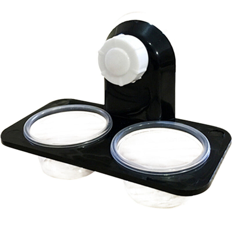 Reptile Dual Purpose Water Food Pot Gecko Bread Insect Feeding Bowl (B)