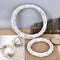 Decorations White Wreath Christmas Rattan Ring Garland Hanging Wreath Wicker