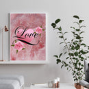 Diamond Painting 5D Full Round Drill Mosaic DIY Love Flower Kit Wall Decorati
