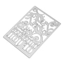 snowvirtuosos Think You Cut the Stencil DIY Scrapbook Embossing Papia