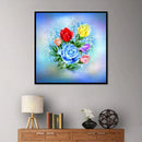 5D Full Round Diamond Painting diy Flower Embroidery Cross Stitch Home Decor