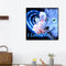 5D DIY Wolf Flowers Full Round Drill Diamond Painting Drawing Art Mosaic Craft