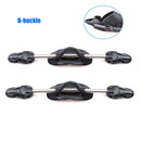#A Adjustable Fin Buckle Quick Release Spring Laces Portable for Diving Accessor