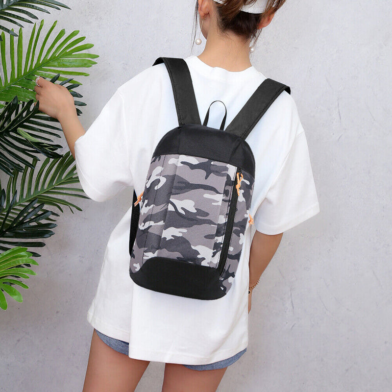 10L Outdoor Backpack Waterproof Bag for Men Women Kids (Black Camouflage) Newly