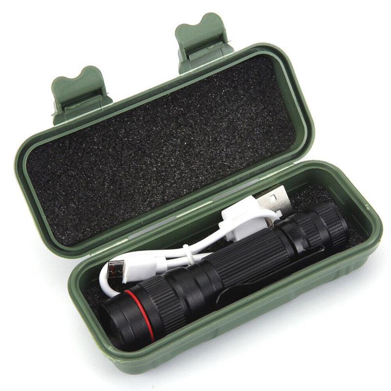 Powerful Camp Light Ultra Bright Flashlight Waterproof Built-in 600