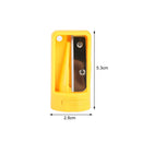 Woodwork Carpenter Pencil Sharpener Narrow Shaver Tool Stationery (Yellow)