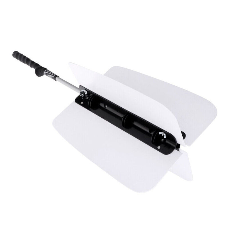 Golf Speed Training Fan Wind Resistance Golf Club Swing Power Aids (White)