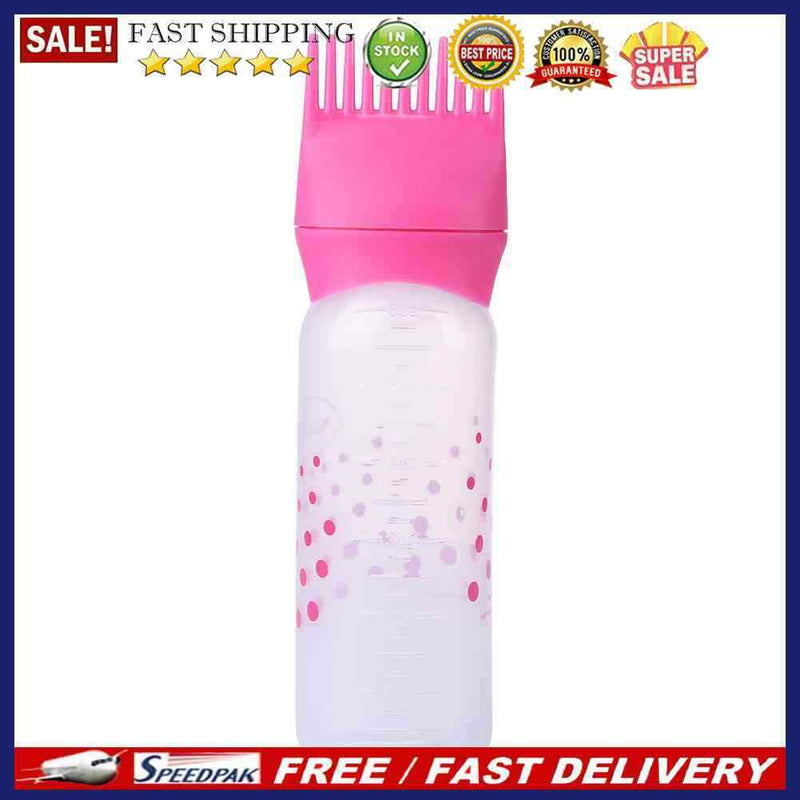 50oz Professional Hair Dye Applicator Comb Bottle Salon Stain Dispensing Br