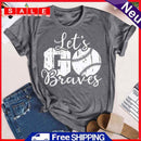 Baseball Print Go Letter Tea (Dark Grey M) T-Shirt