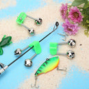 10pcs Fishing Bite Alarms Rod Bells Plastic Outdoor Fishing Tackle Fishing Gear