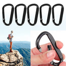 Camping Hiking Outdoor Keychain D Carabiner Water Bottle Hooks Snap Clip