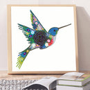 5D Partial Special Shaped Diamond Painting Hummingbird Poster Kit (UP252) Newly