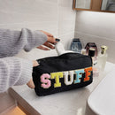 #A Casual Cosmetic Bag Waterproof Nylon Makeup Bags Travel Organizer for Lady Gi