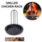 Barbecue Holder Racks Roast Chicken Forks Non-Stick Plate Stand Grilling Tools