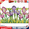 Partial Embroidery 14CT Cross Stitch Beautiful Iris Needlework Kit for DIY