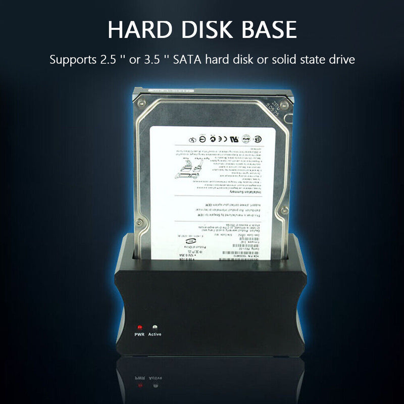 2.5 3.5 inch SATA USB HDD SSD Docking Station Hard Disk Base Universal (EU)