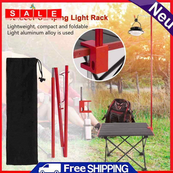 Folding Aluminum Alloy Lantern Mast Stand Removable Lantern Holder