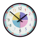 Easily Clock for Kids with Silent Movement Telling Time Wall Clock Educational