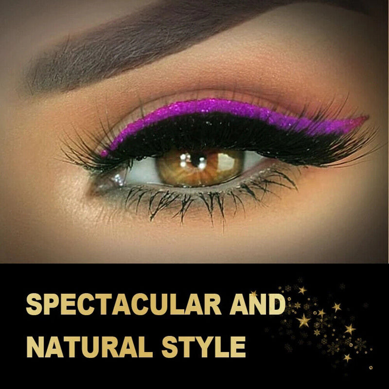 with Eyelashes Reusable Eyeliner and False Eyelashes Self Adhesive Eyeliner