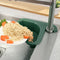 Sink Strainer Colander Drain Basket 4 Sink Drying Shelf Rack & 2 Sponges Newly