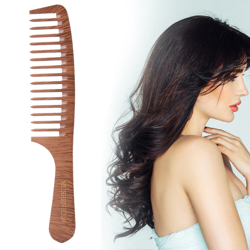 Wooden Smooth Comb Scalp Massage Anti Tangling Static Salon Hair Brush (08)