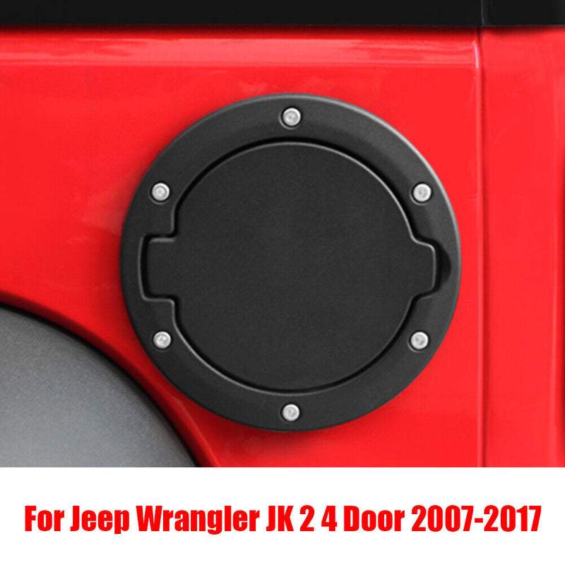 Tank Covers for Jeep Wrangler JK 2007-2017 Car Exterior Fuel Filler Door Co