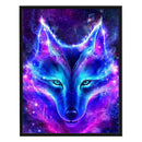 Full Cross Stitch Art Paint 11CT Stamped Glitter Fox Embroidery Wall Ornament