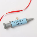 Hanging Pendants Christmas Tree Decoration Vaccine Christmas Ornament Syringe