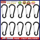 10pcs Durable Spring Hang Backpack Carabiner Aluminum Clip Hook Buckle Access