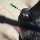 50pcs Bike Cable End Caps Aluminum Alloy Brake Shifter Cable Tips (Green)