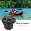 PVC Release Deflate Air Valve for Inflatable Boat Raft Dinghy Kayak (Black)