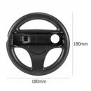 Steering Wheel for Nintend Wii Mario Racing Games Remote Controller (Black)