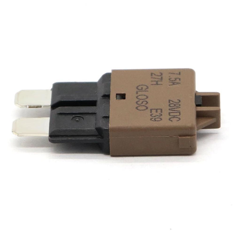 DC32V Manual Reset ATC Circuit Breaker Blade Fuse for Car Boat(7.5A Grey)