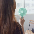 Mini Silent Fan Adjustable Summer Portable Cooling Fan with USB Charging Cable