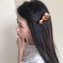 Bangs Duckbill Clip Acetate Hair Clip Comb Shape Hairpin Frosted Hair Edge Clip
