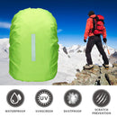 Waterproof Backpack Rain Cover Antislip Cross Buckle Strap (Green M)