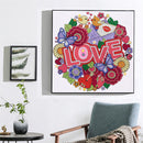 5D Partial Special Shape Drill Diamond Painting Love Mosaic Rhinestone Draw