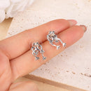 Jewelry Hiphop Gothic Earrings For Women Frog Earring Stud Earrings Necklace